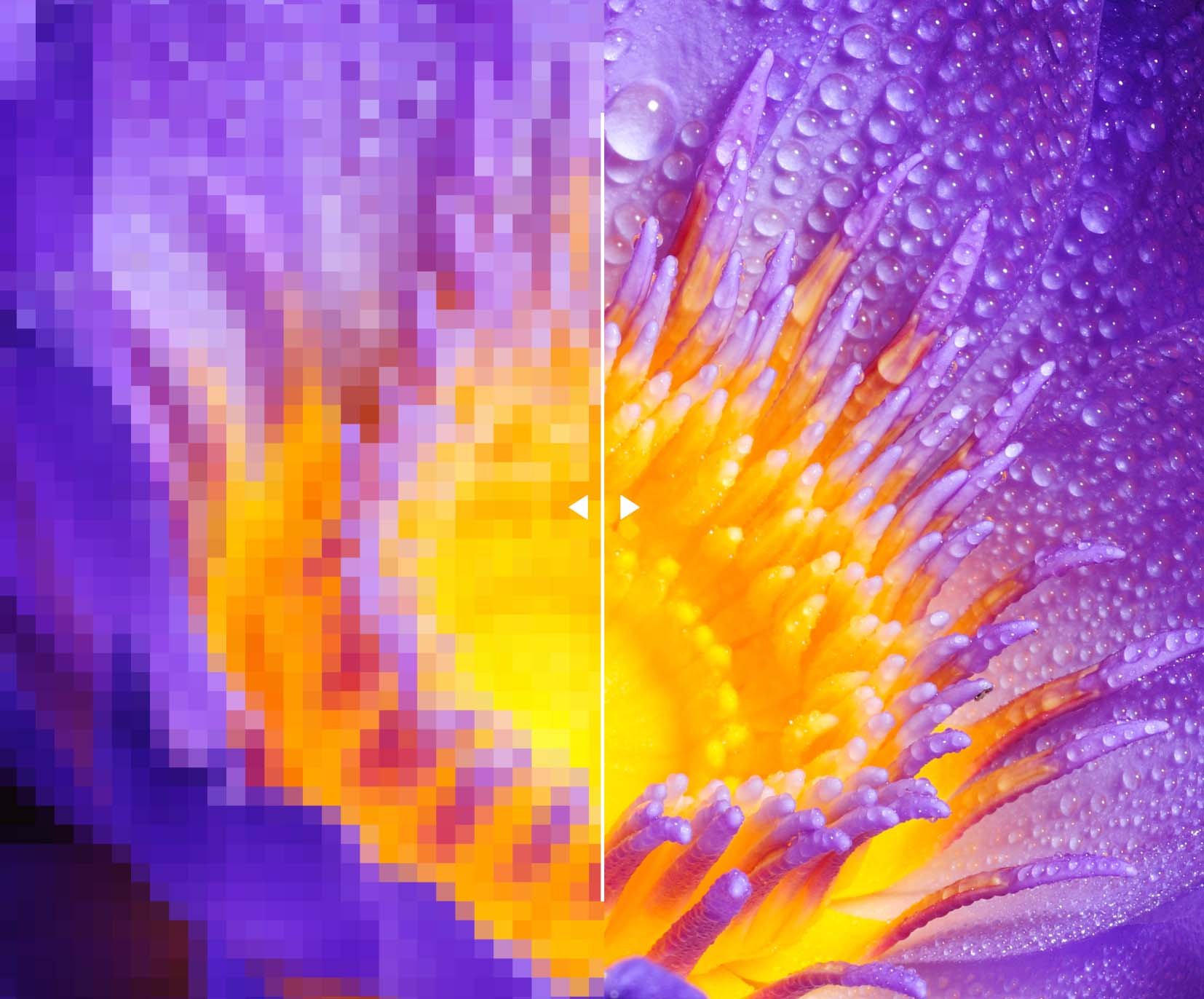 AI-uppskalning för storformatstryck